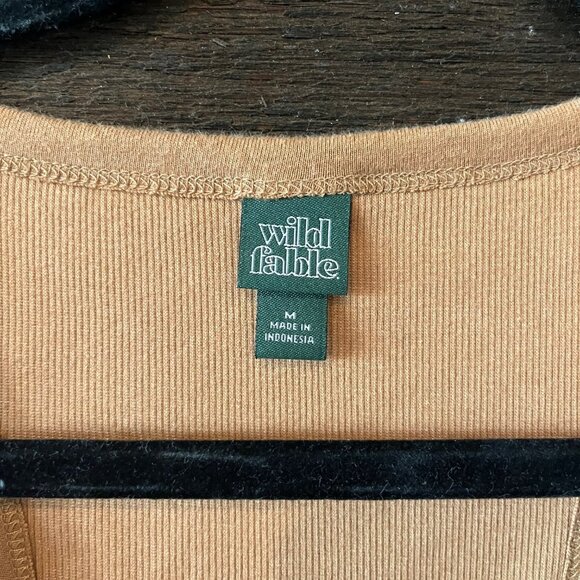 Wild Fable Ribbed Button Tank - Picture 3 of 3